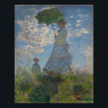 Woman with a Parasol - Madame Monet and Her Son Poster<br><div class="desc">Woman with a Parasol - Madame Monet and Her Son - Claude Monet</div>