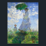 Woman with a Parasol, Madame Monet and Her Son Poster<br><div class="desc">Woman with a Parasol,  Madame Monet and Her Son by Claude Monet Vintage Fine Art</div>