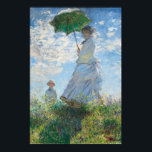 Woman with a Parasol, Madame Monet and Her Son Poster<br><div class="desc">Impressionist Landscape Painting by Claude Monet - Classic Masterpieces - Claude Monet's Impressionist Painting Series - Woman with a Parasol,  Madame Monet and Her Son</div>