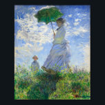 Woman with a Parasol, Madame Monet and Her Son Poster<br><div class="desc">Woman with a Parasol,  Madame Monet and Her Son by Claude Monet Vintage Fine Art</div>