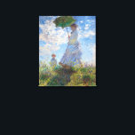 Woman with a Parasol | Monet | Canvas Print<br><div class="desc">Woman with a Parasol is a 1875 painting by French Impressionist Claude Monet.</div>