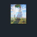 Woman with a Parasol | Monet | Canvas Print<br><div class="desc">Woman with a Parasol is a 1875 painting by French Impressionist Claude Monet.</div>