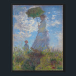 Woman with a Parasol, Monet Faux Canvas Print<br><div class="desc">Oscar-Claude Monet (14 November 1840 – 5 December 1926) was a French painter, a founder of French Impressionist painting and the most consistent and prolific practitioner of the movement's philosophy of expressing one's perceptions before nature, especially as applied to plein air landscape painting. The term ""Impressionism"" is derived from the...</div>