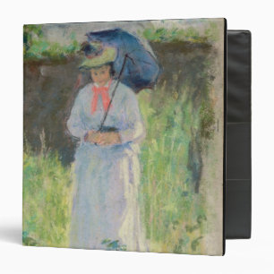 Woman with a Parasol (pastel on paper) Binder