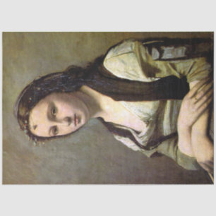 Woman with a Pearl, Camille Corot, 1868-1870 Tissue Paper