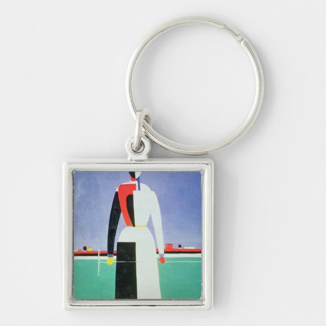 Woman with a Rake, c.1928-32 Keychain (Front)