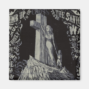 Woman with Child and Cross The Sanctuary of Love Magnet