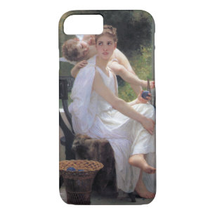 Woman with Cupid, Bouguereau Case-Mate iPhone Case