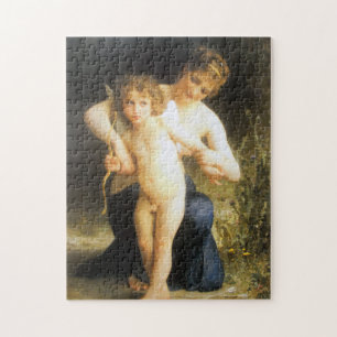 Woman with Cupid, Bouguereau Jigsaw Puzzle