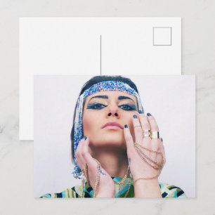 Woman with Egyptian look Postcard
