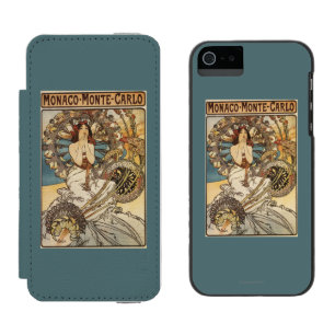 Woman with Feathers - PLM Railway Travel Poster Incipio Watson™ iPhone 5 Wallet Case