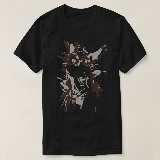 woman with flowers T-Shirt (Design Front)