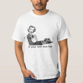 Woman With Food T-Shirt