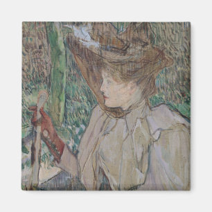 Woman with Gloves, 1891 Magnet