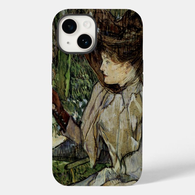 Woman with Gloves by Toulouse-Lautrec Case-Mate iPhone Case (Back)