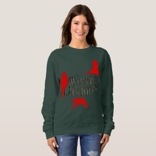 Woman with her Dragons Sweatshirt