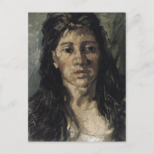 Woman with Her Hair Loose Van Gogh Fine Art Postcard