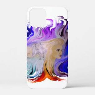 Woman with Horse iPhone 12 Mini Case