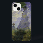 Woman with Parasol by Claude Monet, Vintage Art Case-Mate iPhone 14 Case<br><div class="desc">The Stroll, Camille Monet and Her Son Jean (Woman with a Parasol) (1875) by Claude Monet is a vintage impressionist fine art family portrait painting. A mother taking a walk with her young child in a field or spring meadow. She is holding a sun umbrella and wearing a beautiful dress...</div>
