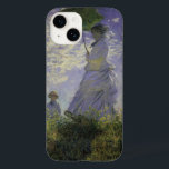 Woman with Parasol by Claude Monet, Vintage Art Case-Mate iPhone 14 Case<br><div class="desc">The Stroll, Camille Monet and Her Son Jean (Woman with a Parasol) (1875) by Claude Monet is a vintage impressionist fine art family portrait painting. A mother taking a walk with her young child in a field or spring meadow. She is holding a sun umbrella and wearing a beautiful dress...</div>
