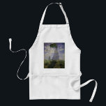 Woman with Parasol by Claude Monet, Vintage Art Standard Apron<br><div class="desc">The Stroll, Camille Monet and Her Son Jean (Woman with a Parasol) (1875) by Claude Monet is a vintage impressionist fine art family portrait painting. A mother taking a walk with her young child in a field or spring meadow. She is holding a sun umbrella and wearing a beautiful dress...</div>