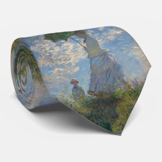 Woman with Parasol Claude Monet Tie