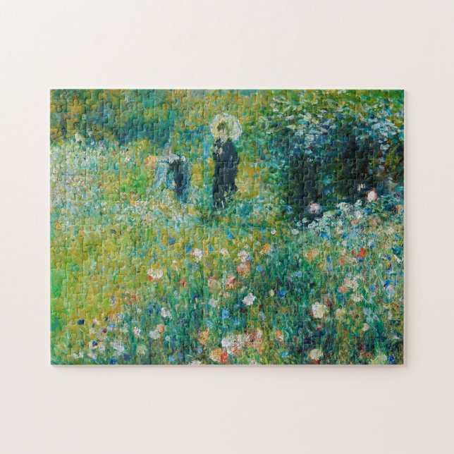 Woman with Parasol, Garden, Renoir Jigsaw Puzzle (Horizontal)