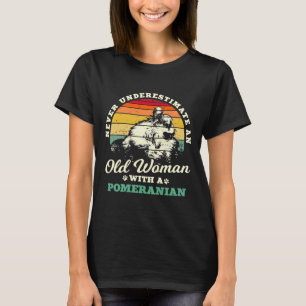 Woman With Pomeranian T-Shirt