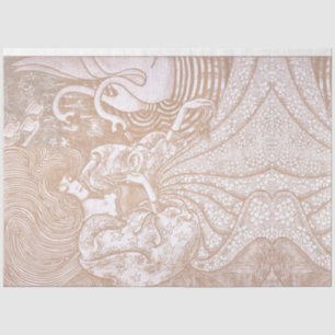 Woman with Swans by Jan Toorop Tissue Paper