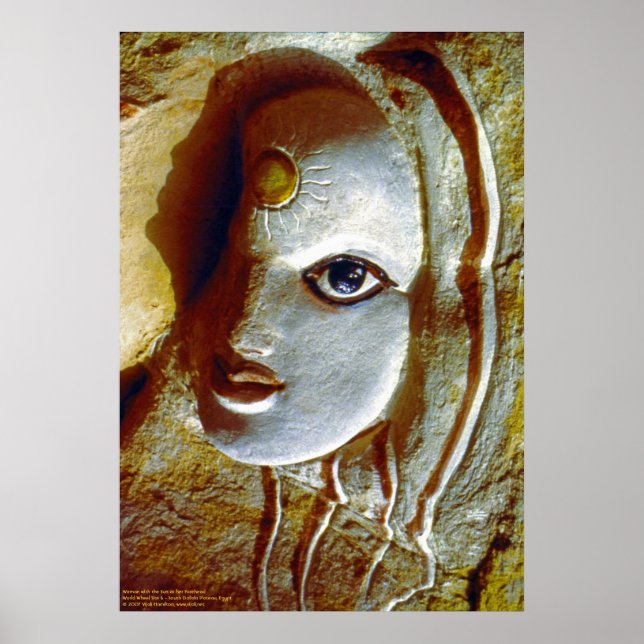 Woman with the Sun at her Forehead/Poster Poster (Front)