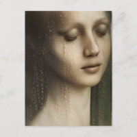 Woman With Water Beads Painting