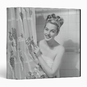 Woman Wrapped Up Binder