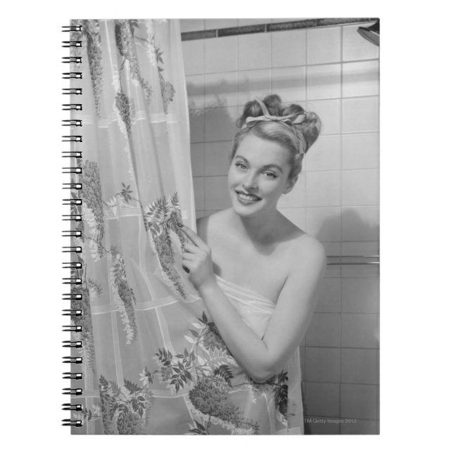 Woman Wrapped Up Notebook (Front)