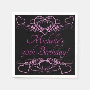 Woman's 30th Birthday Napkin
