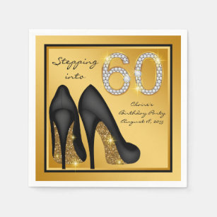 Stepping Into 60 Birthday Party Supplies Zazzle Ca