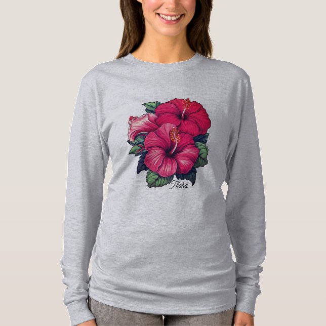 Woman's Basic Long Sleeve T-Shirt  (Front)