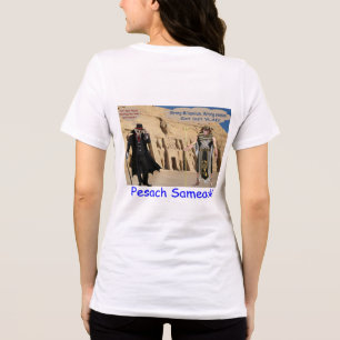womans bella tee.  Happy Passover.  loris/monkey Tri-Blend Shirt