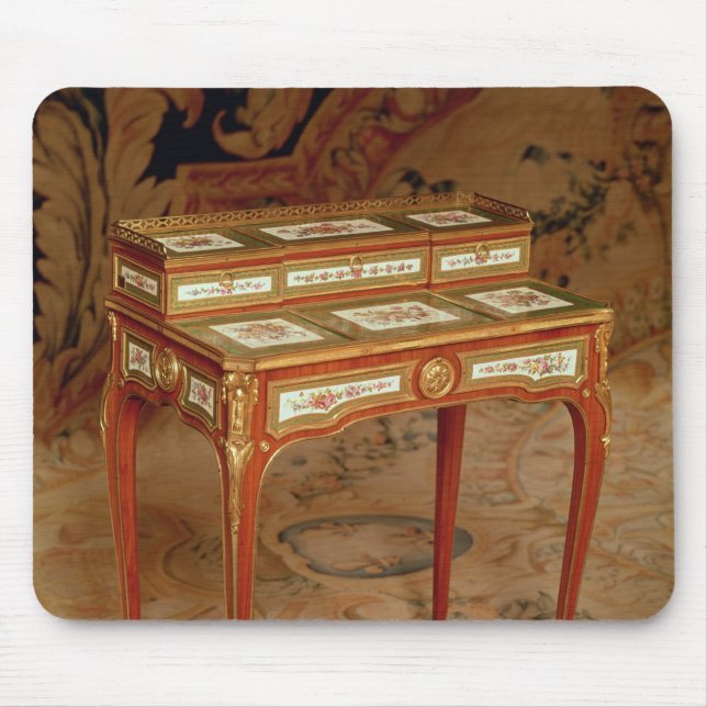 Woman's desk with panels of Sevres porcelain Mouse Pad (Front)