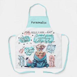 Woman's Empowerment Inspire Positive Affirmation Apron