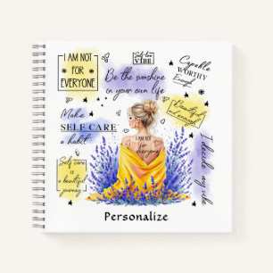 Woman's Empowerment Inspire Positive Affirmation Notebook
