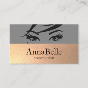 Woman's Eyes and Brows Salon & Spa Business Card