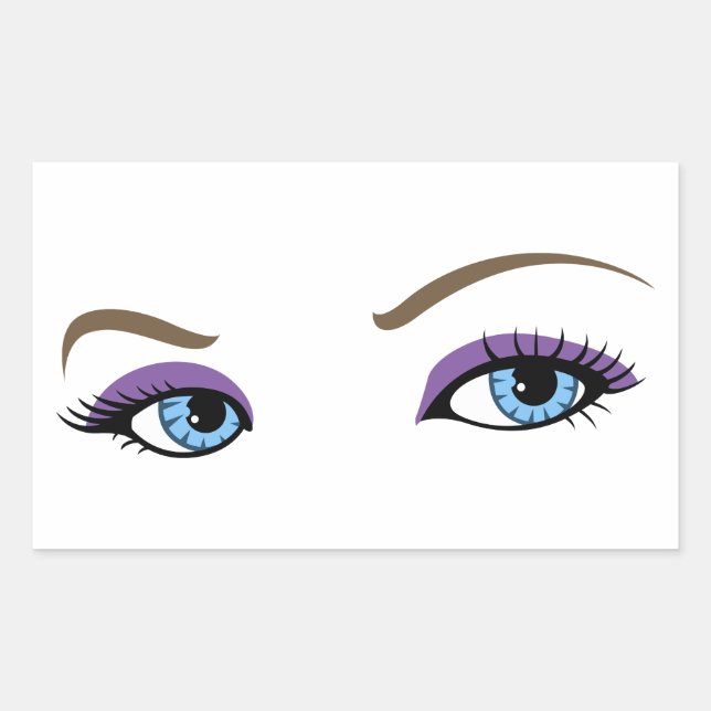 Woman's Eyes Sticker (Front)