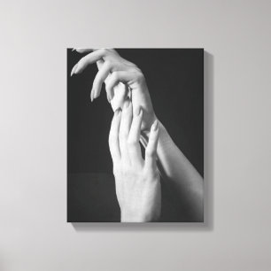 Womans Hands Canvas Print