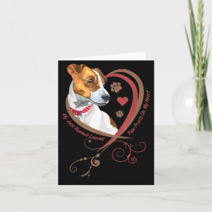 Womans Jack Russell Terrier Shirt Parson Russell T Card