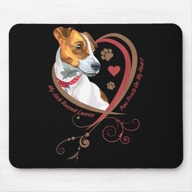 Womans Jack Russell Terrier Shirt Parson Russell T Mouse Pad (Front)