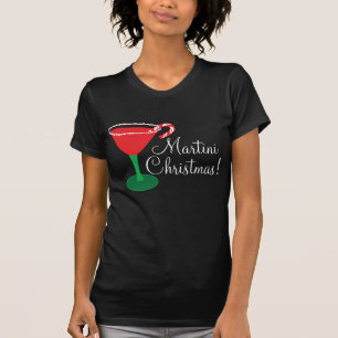 Womans Martini Christmas Shirt