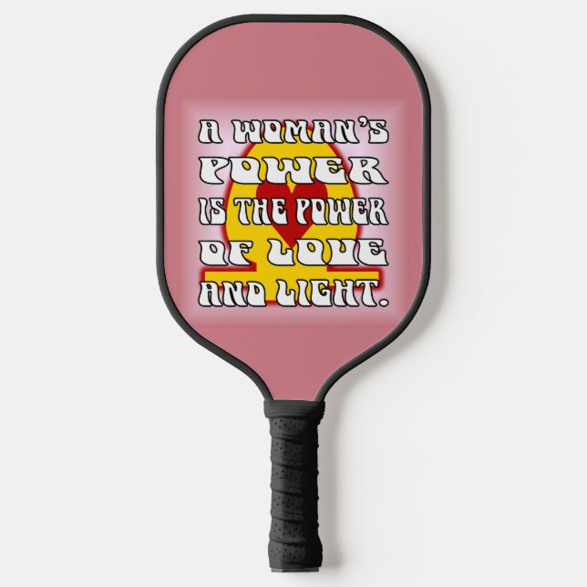 Woman's Power Pickleball Paddle (Front)