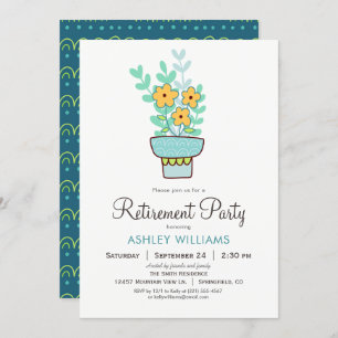 Woman's Retirement Party Invitation