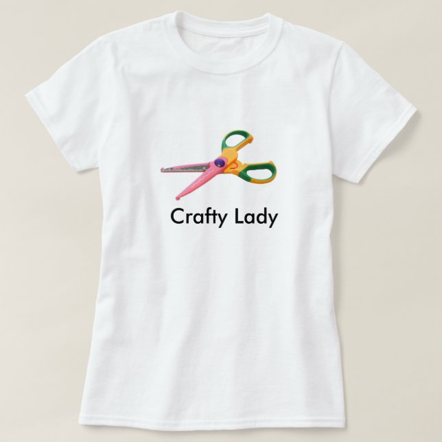 Woman's t-Shirt for the Crafty Lady (Design Front)