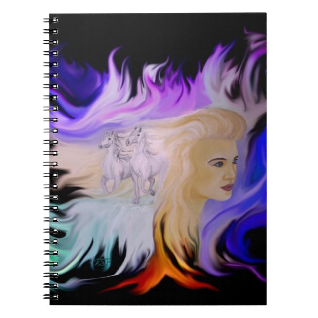 Womant with Horse Notebook (Front)